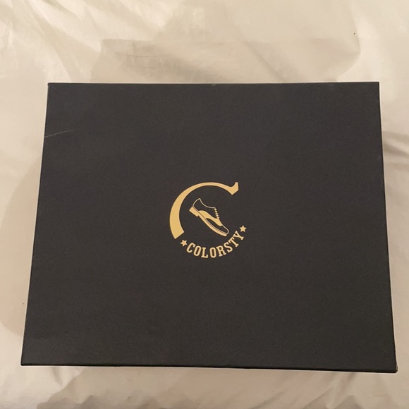 Colorsty White Leather Brogue Boots - Picture 8 of 9